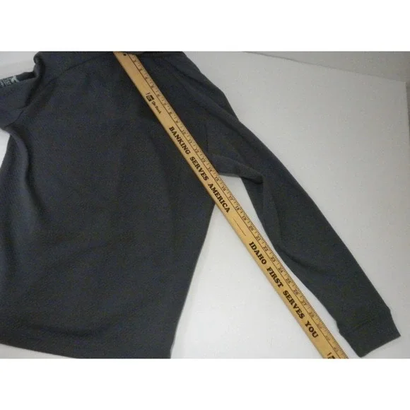 Swannies Jacket Mens S Gray 1/4 Zip Golf Club Logo Sleeve Pullover‎ Performance - Picture 10 of 10